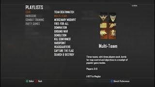 Black ops 2 Multiplayer Multi-Team Gameplay