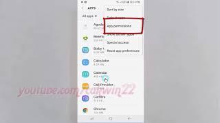 Android Nougat : How to Enable or Disable Body sensors permissions apps on Samsung Galaxy S8 or S8+