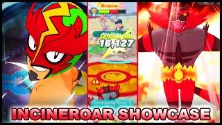 Insane Sync Nuker! Masked Royal & Incineroar Showcase! | Pokemon Masters EX