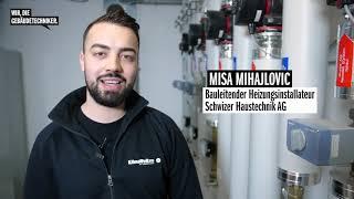 Perspektiven Gebäudetechnik-Berufe: Misa Mihajlovic, Bauleitender Heizungsinstallateur