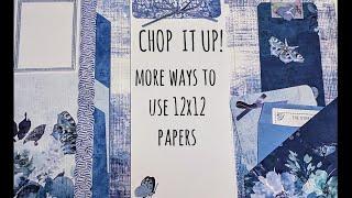 CHOP IT UP! Make a Folio with Removable Notebook With Basic Supplies. VERY Easy and Super Cute Gifts