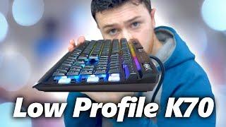 Checking out the LOW PROFILE Corsair K70 RGB Mk.2 Gaming Keyboard!