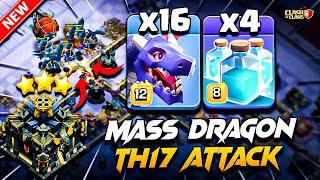 Best TH17 Attack Strategy With DRAGON 2025 | TH17 Dragon Attack With Clone | Town Hall 17 Attack COC