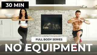 30 Min HIIT Full Body Workout (No Equipment) | FULL BODY Series 04