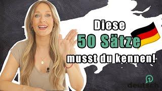 50 German sentences you need to know!