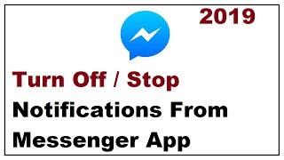 How to Turn Off Notifications on Messenger