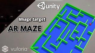 AR Maze _ Image Target _ Unity and Vuforia