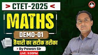 CTET-2025 | MATHS | DEMO-01 | BY PAWAN SIR