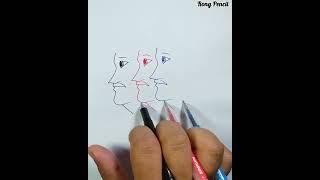 Amazing Art | ছবি আঁকা | Easy Drawing | Rong Pencil | Talented artist