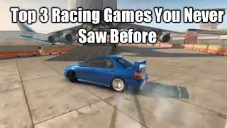 Top 3 Racing Games You Never Saw Before | SK The Technical Star |