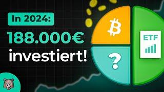 Meine INVESTMENTS 2024 - Aktien, ETF, Bitcoin & Co (ALLE ZAHLEN)