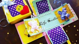 DIY:Super Cute Mini Explosion Box and Beautiful  Scrapbook️Shifu Creations|Fb+Insta@shifucreations
