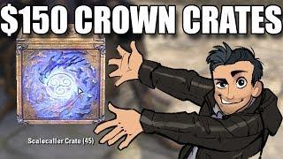 ESO - OPENING $150 OF CROWN CRATES (and then killing everybody) - Elder Scrolls Online