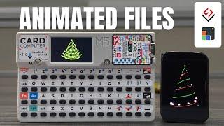 Animated Files for ESP32 Projects Using LVGL and Squareline Studio | M5Stack Cardputer | Lilygo #GIF