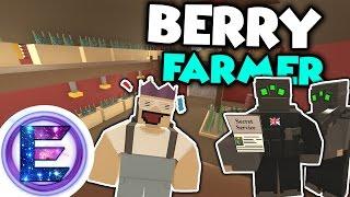 ILLEGAL Berry Farmer RP - Raided by SECRET SERVICE! - Unturned RP