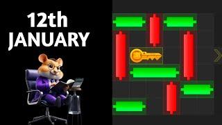 12th January Hamster Kombat Daily Mini-Game Puzzle Solved #hamstercombat #minigame #minipuzzle