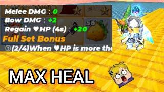 Trying Out The New Broken Heal Combo In Blockmango skyblock