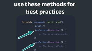 laravel best practices: command after success or fail