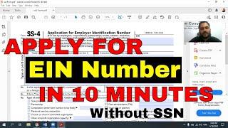 How to apply EIN for LLC by SS4 Form Step by Step | How to get EIN number FREE without SSN