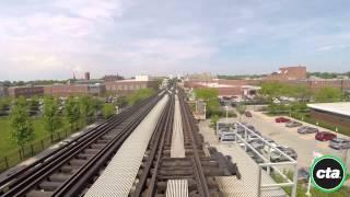 CTA Ride the Rails: Green Line - Garfield to Ashland/63rd in Real Time