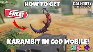 *NEW* Claim this FREE Karambit in COD Mobile 2024? How to get Karambit - Lantern Light in CODM