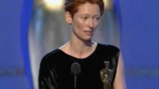 Tilda Swinton winning Best Supporting Actress Oscar®