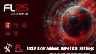 FIXED SiderAddons, GameTitle, Settings - Football Life 2025