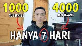 TERBUKTI ! Cara Cepat Mendapatkan 1000 Subscriber 4000 JT YouTube 2023