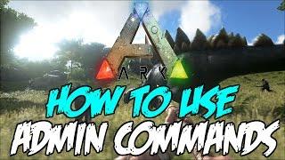 How To Use Ark Survival Admin Commands! - (PS4/Xbox One)