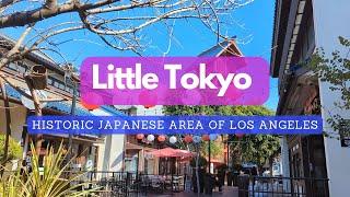 Walking around Little Tokyo Historic District, the BIGGEST Japan town in the United States