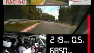 Inches from disaster! My close overtake racing on the Nurburgring