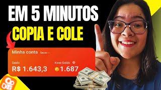 FAÇA 500 VÍDEOS EM 5 MINUTOS PARA MONETIZAR NO KWAI USANDO IA - Passo a Passo (Dinheiro Online)