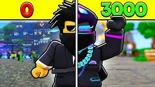 0 Wins Vs. 3000 Wins (Roblox Bedwars)