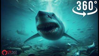 SHARK ATTACK  in 360° | VR / 4K 