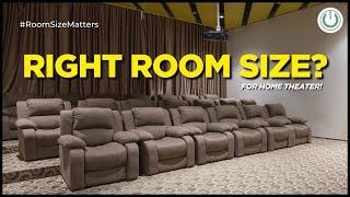 Small Room vs Big Room for Home Cinema | Minimum Room Size for Home Theater | Ideal Room Size