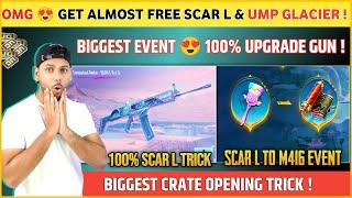 FREE Pre Order Event  Ump Glacier Skin Trick | New Ultimate Crate Opening | Bgmi Pre Order Event