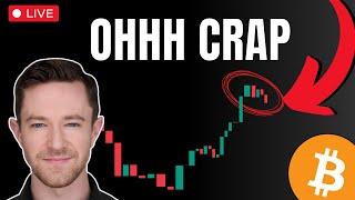 BITCOIN CRASHING (..EXACTLY WHERE IT WILL BOTTOM) Live Crypto Trading