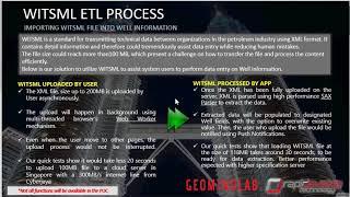 WTSML ETL Process for Well Engineering Process System (Web Application)