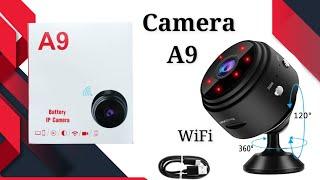 Міні Камера А9 WIFI. Як підключити камеру А9 до телефона. A9 mini wifi camera.How to setup camera A9