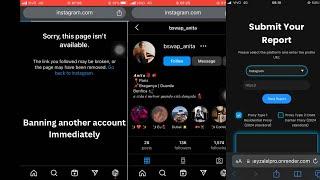 Instagram Report Tool // How To Ban any Instagram Account