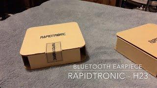 Rapidtronic H23 Bluetooth Headset unboxing