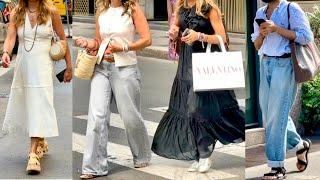 Summer 2024 August Milan Street Style Exploring Fashion Trends in the Quadrilatero della Moda