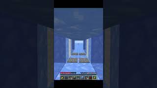 Minecraft 2x2 Piston door but it doesn't let you in! #therandomizer #minecraft  #redstone