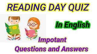reading day quiz in English 2022 | lkg, ukg lp, up,hs/reading day quiz | vayanadhinam quiz