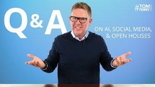 New Agent Tips, Competing in Real Estate, AI, and Social Media Budget | #TomFerryShow Q&A