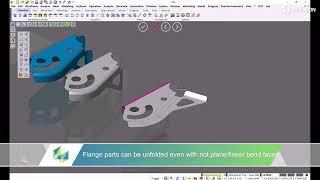 PROGRESS Part flange unfolding