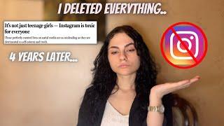 Why I Deleted Instagram (& All Social Media) | UPDATE