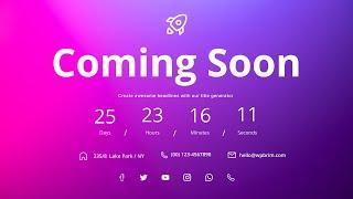 How to Create a Coming Soon Page in WordPress Website