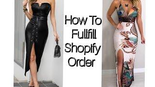 How to fullfill an order on Shopify! #stepbystep #shipping #order  #SoftandLuscious