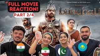 BAAHUBALI FULL MOVIE REACTION (Part 2/4) | The Beginning | Prabhas | 4 idiots REACT